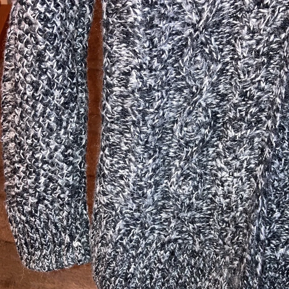 Gap Kids black and white knit cardigan sweater size large - Picture 7 of 16